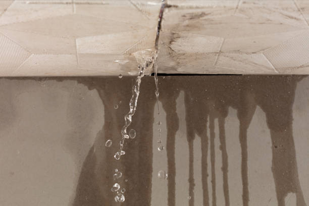 Professional Burst Pipe Cleanup technician working in Gardner, MA